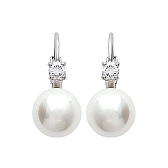 Pearl Closed Earrings - Fifi Ange
