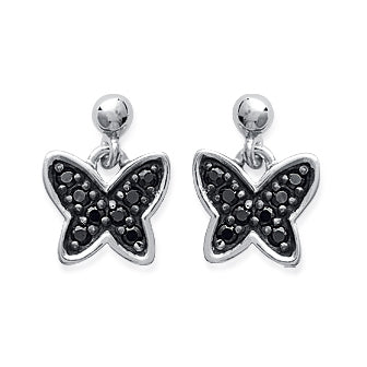 Black Butterfly Earrings - Fifi Ange