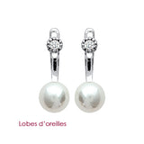 Pearls on a Slide Earrings - Fifi Ange