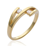 Offset Geometry Ring - Fifi Ange