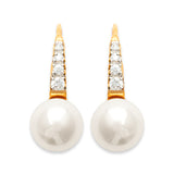 Closed Hook Pearl Earrings - Fifi Ange