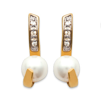 Captured Pearl Earrings - Fifi Ange