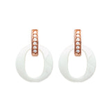White O Earrings - Fifi Ange