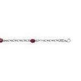 Ladybirds in a Line Bracelet - Fifi Ange