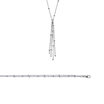 Silver Tassels Bracelet - Fifi Ange