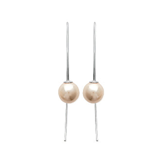Pearl on a Bow Earrings - Fifi Ange