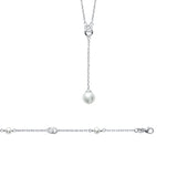 $$ Pearl Drop Necklace - Fifi Ange