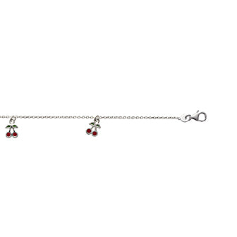 Cherries on a Chain Bracelet - Fifi Ange