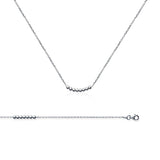 Seven in a Row Necklace - Fifi Ange