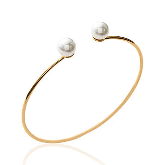 Gap Pearls Bangle - Fifi Ange