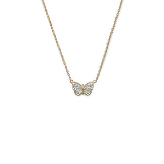 Delicate Butterfly Necklace - Fifi Ange