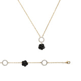 Roses and Circles Bracelet - Fifi Ange