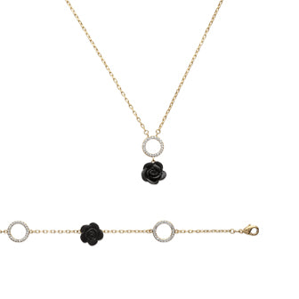 Roses and Circles Bracelet - Fifi Ange