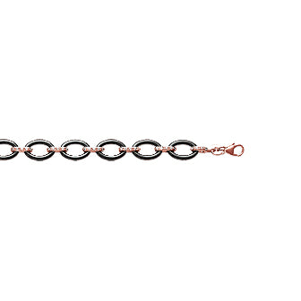 Black Rose Chain Bracelet - Fifi Ange