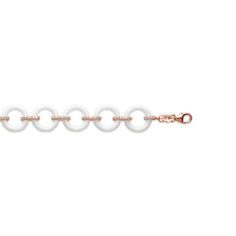 White Loops Bracelet - Fifi Ange