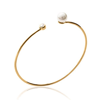 Stone'n'Pearl Bangle - Fifi Ange